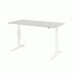 BUREAU ÉLECTRIQUE XMKA12 -160 X 80 CM GRIS - HAMMERBACHER