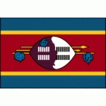 DRAPEAU SWAZILAND : DIMENSIONS - 150 X 225 CM