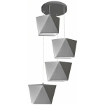 HELAM LIGHTING - HELAM ADAMANT PLAFONNIER CLUSTER GRIS 50CM