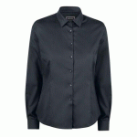 J.HARVEST & FROST BB60 TWILL CHEMISE FEMMES NOIR - TAILLE M