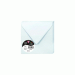LOT DE 2 - PAQUET DE 20 ENVELOPPES POLLEN 140X140MM 120G/M2 - BLEU