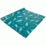LOT DE 3 - PAPIER CADEAU DE NOËL 'POLAR BEAR WITH...', EN ROULEAU