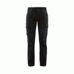 PANTALON DE TRAVAIL INDUSTRIE STRETCH 2D FEMME NOIR D23 - BLAKLADER