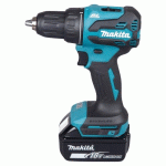 PERCEUSE VISSEUSE SANS FIL LXT® 18V + 2 BATTERIES 5AH - DDF490RTJ MAKITA