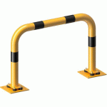 ARCEAU ANTICHOC INCLINABLE ÉLASTICITÉ-JAUNE/NOIR-1000X650MM - SCHAKE