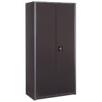 ARMOIRE MÉTAL CLASSTOUT - A PORTES BATTANTES - H. 180  X  L. 90 CM - CORPS ANTHRACITE - PORTES ANTHRACITE