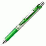 LOT DE 2 - STYLO ROLLER PENTEL ENERGEL BL77 RÉTRACTABLE POINTE 0,7 MM - ÉCRITURE MOYENNE VERT CLAIR