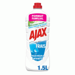 NETTOYANT MÉNAGER MULTISURFACE AJAX ECO FRAIS CARTON DE 12 FLACONS 1,5L - 41511103