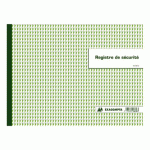 REGISTRE IMPRIMÉ CONTRÔLE DE SÉCURITÉ EXACOMPTA 6616E - 24 X 32 CM 20 PAGES