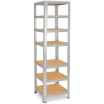 SHELFPLAZA - HOME 180X40X40CM ÉTAGÈRE CHARGE LOURDE GALVANISÉ / ETAGERE METALLIQUE 7 NIVEAUX / 125KG CAPACITÉ CHARGE / ETAGERE EN METAL, ÉTAGÈRES DE