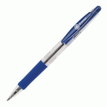 LOT DE 2 - STYLO BILLE BRUNEAU RÉTRACTABLE POINTE 1 MM - ÉCRITURE MOYENNE BLEU
