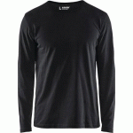 T-SHIRT MANCHES LONGUES NOIR TAILLE XL - BLAKLADER