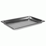 BAC GASTRONORME PERFORÉ INOX - SANS ANSE - GN 1/1 PROFONDEUR 4 CM