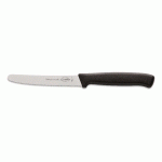 COUTEAU UNIVERSEL DICK PRODYNAMIC, TRANCHANT DENTELÉ, 11 CM, NOIR