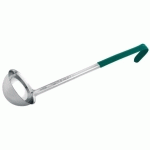 MATFER - LOUCHE MANCHE INOX ET PVC VERT 17,5 CL - 112732