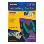 POCHETTES DE PLASTIFICATION A4 2 X 80 Μ MATES - BOITE DE 100