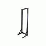 STARTECH.COM RACK SERVEUR MOBILE 42U À 2 MÂTS, RACK RÉSEAU 19 À 2 MÂTS AVEC ROULETTES, RACK OUVERT ROULANT POUR ÉQUIPEMENT AV/DATA/MEDIA/IT, RACK ORDINATEUR POUR LA MAISON/BUREAU - ROULETTES INCLUSES