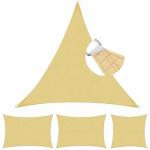 SEKEY - VOILE D'OMBRAGE PES 3×3×3M, SABLE