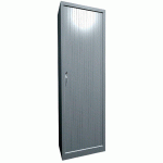 ARMOIRE À RIDEAUX LARGEUR 60 HAUTEUR 198 CM 4 TAB. GRIS-GRIS - MANUTAN COLLECTIVITÉS