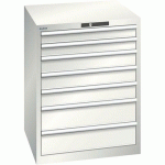 ARMOIRE BLANC GRIS 717X725X850 AVEC 7 TIR. 200KG - LISTA