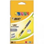 BIC POCHETTE DE 5 SURLIGNEURS DE POCHE POINTE BISEAUTÉE ENCRE LIQUIDE ASSORTIES TECHNOLIGHT