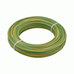 CÂBLE RIGIDE HO7V-U - 2,5 MM² - COURONNE DE 100 M - JAUNE/VERT DEBFLEX