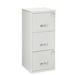 CLASSEUR MONOBLOC 3 TIROIRS - GRIS