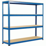RAYONNAGE D'ENTREPÔT RAPID 1 1980X2440X610 4 TABLETTES