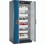 ARMOIRE SÉCURITÉ Q-CLASSIC-90 Q90.195.090 GRIS/BLEU - MANUTAN COLLECTIVITÉS