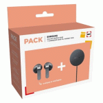 ECOUTEURS SAMSUNG BUDS4 + PAD CHARGE À INDUCTION 25W