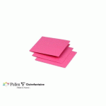 LOT DE 2 - PAQUET DE 25 CARTES PLIÉES POLLEN 110X110MM 210G/M2 - FUCHSIA