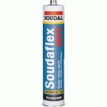 MASTICS POLYURÉTHANE MONOCOMPOSANT ÉLASTIQUE SOUDAFLEX 45 FC - NOIR 300ML C24 SOUDAL