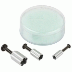 MATFER - DÉCOUPOIR FLEUR À PISTON INOX (SET DE 3) - 431030