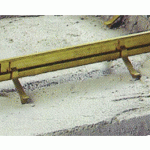 PATTES À SCELLER POUR CADRE DE PAILLASSON TAPIS-BROSSE - 4 PIÈCES DINAC