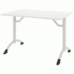 TABLE CANTATE FIXE 120 X 80 CM DL - BLANC/BLANC - RODET