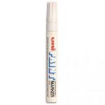 UNIBALL MARQUEUR PEINTURE À BASE D'HUILE INDÉLÉBILE PTE MOYENNE OGIVE CORPS MÉTAL COLORIS BLANC UNI PAINT