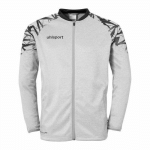 VESTE POLYCOTON - UHLSPORT - GOAL 25 GRIS FONCÉ CHINÉ/NOIR