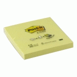 LOT DE 12 - Z-NOTES REPOSITIONNABLES JAUNES POST-IT 76 X 76 MM - BLOC DE 100 FEUILLES