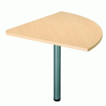 ANGLE DE LIAISON EXCELLENS PLATEAU HÊTRE 90° PIÉTEMENT TUBE MÉTAL ANTHRACITE