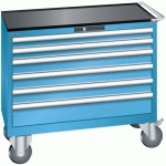 ARMOIRE BLEU CLAIR 1023X572X962 AVEC 6 TIR. 75KG - LISTA