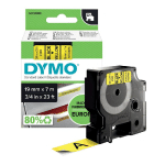 DYMO RUBAN D1 19 MM S0720880 JAUNE ÉCRITURE NOIRE