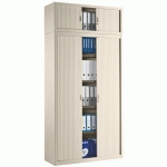 RÉHAUSSE À RIDEAUX ECO-CONÇUE CLASSIQUE H 44 X L 100 CM BEIGE