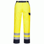PORTWEST FR92 PANTALON DE TRAVAIL HI-VIS BIZFLAME JAUNE - TAILLE M - STANDARD