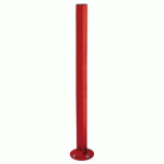 POTELET INCLINABLE AMORTICHOC INOX BROSSÉ - ZINC ROUGE 3004 - PROCITY