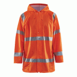 VESTE DE PLUIE HAUTE VISIBILITÉ NIVEAU 1 ORANGE TAILLE XXL - MANUTAN COLLECTIVITÉS