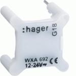 VOYANT POUR INTER 12/24V BLANC - APPAREILLAGE MURAL GALLERY HAGER WXA695