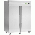 ARMOIRE GASTRONORM INOX 1500 L POSITIF UPGREEN DOUBLE PORTE