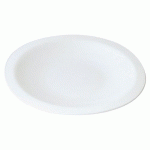 ASSIETTES PLATES POLYPROPYLÈNE Ø 26 CM - BLANC OPAQUE