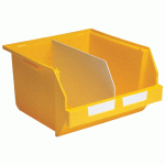 BAC À BEC PICK IN ASSEMBLABLE - LONGUEUR 400 MM - 28 L - JAUNE - MANUTAN COLLECTIVITÉS