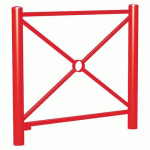 BARRIÈRE CARREFOUR 1.07 M - ZINC ROUGE 3020 - PROCITY